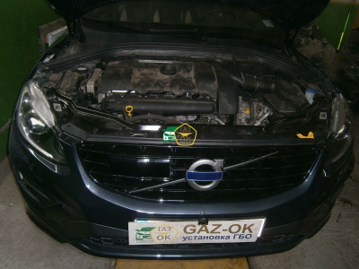 Установка ГБО на авто Volvo XC60 3.0 T6  2016   газ на машину Gaz Ok Газ ОК Киев